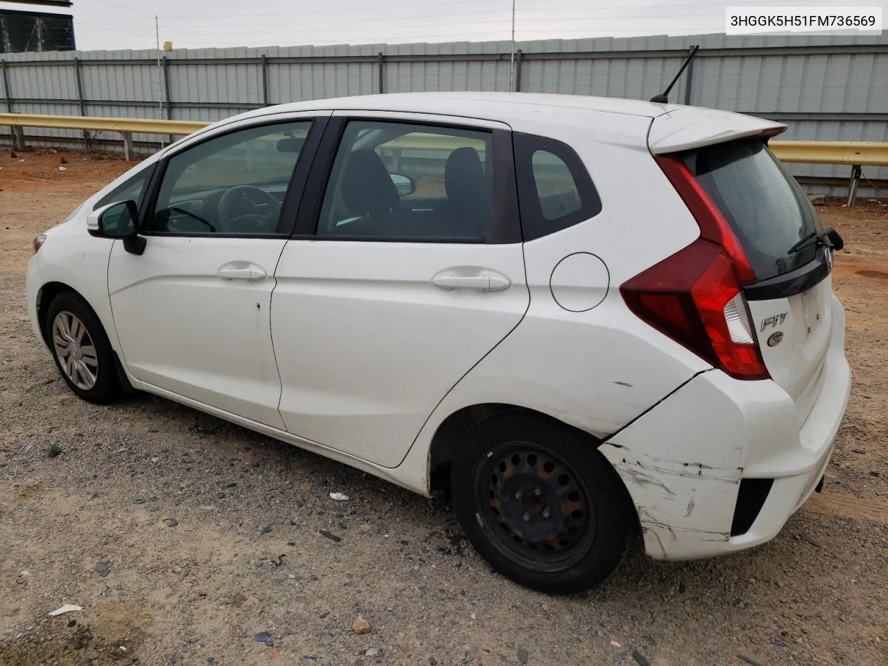 3HGGK5H51FM736569 2015 Honda Fit Lx