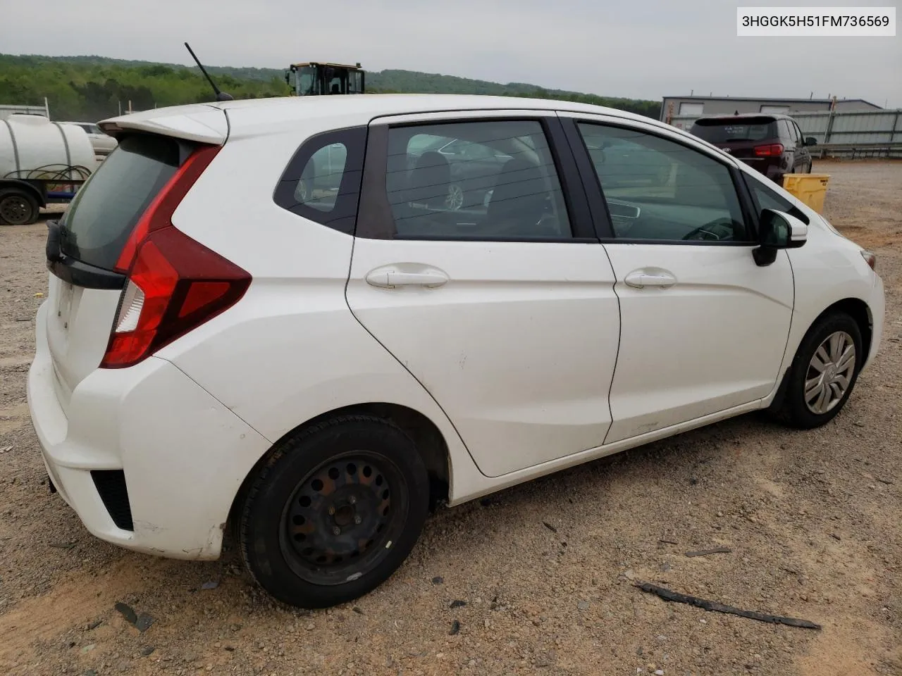 2015 Honda Fit Lx VIN: 3HGGK5H51FM736569 Lot: 49423964