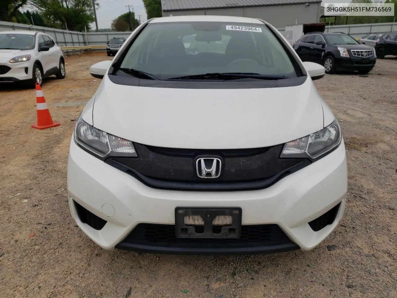 2015 Honda Fit Lx VIN: 3HGGK5H51FM736569 Lot: 49423964