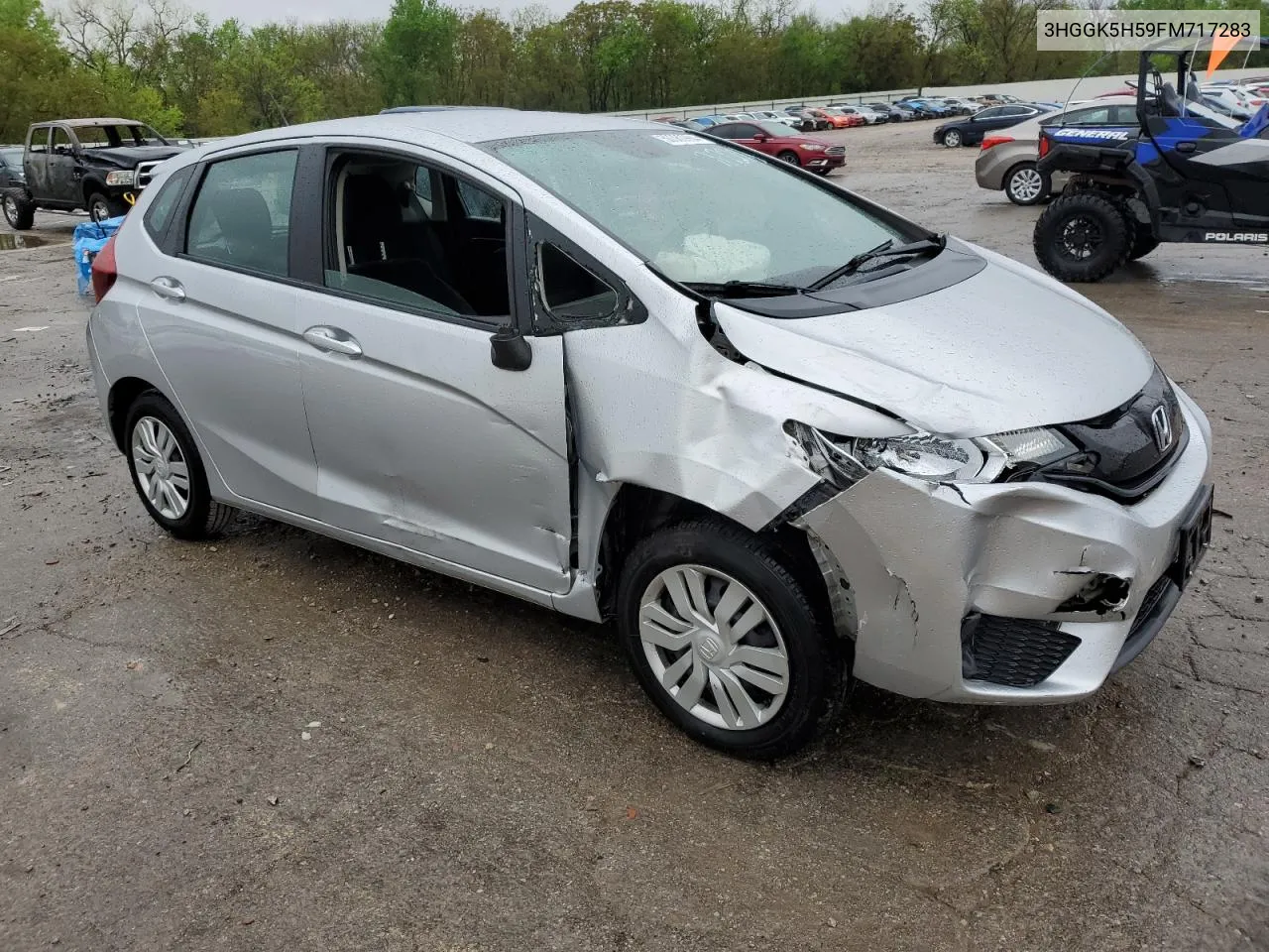 3HGGK5H59FM717283 2015 Honda Fit Lx