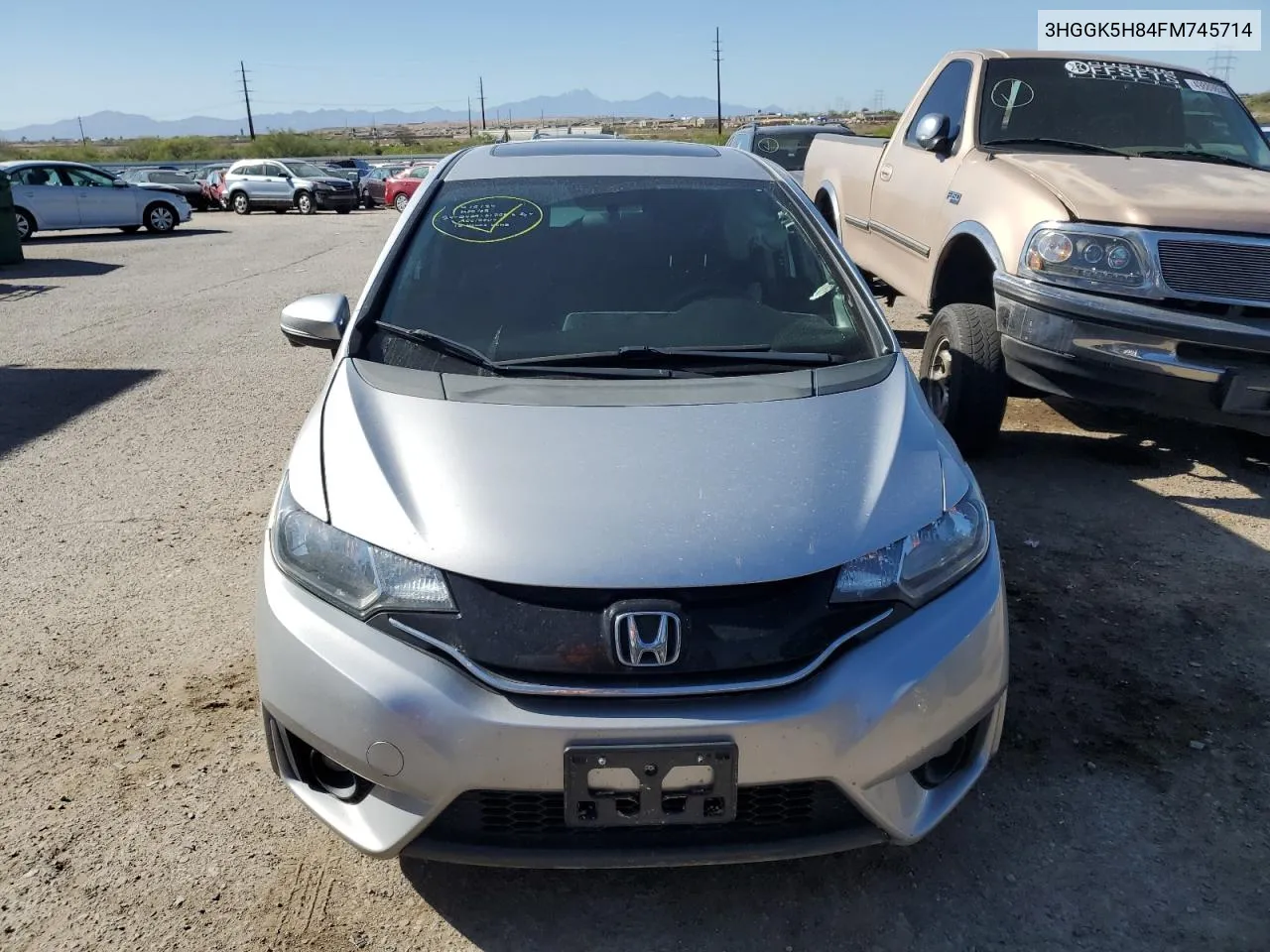 2015 Honda Fit Ex VIN: 3HGGK5H84FM745714 Lot: 50734954