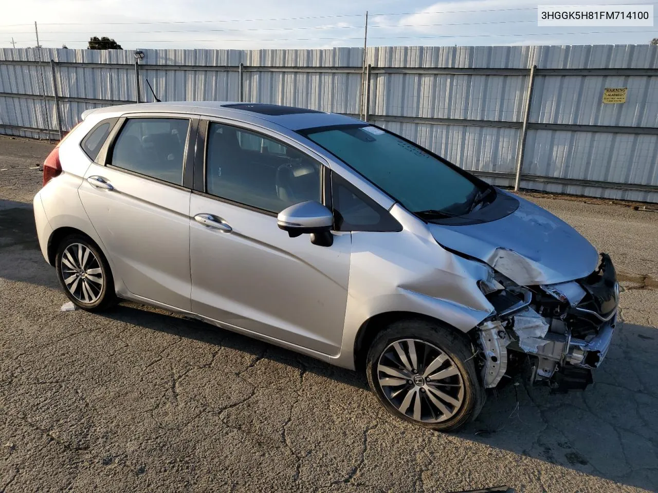 3HGGK5H81FM714100 2015 Honda Fit Ex