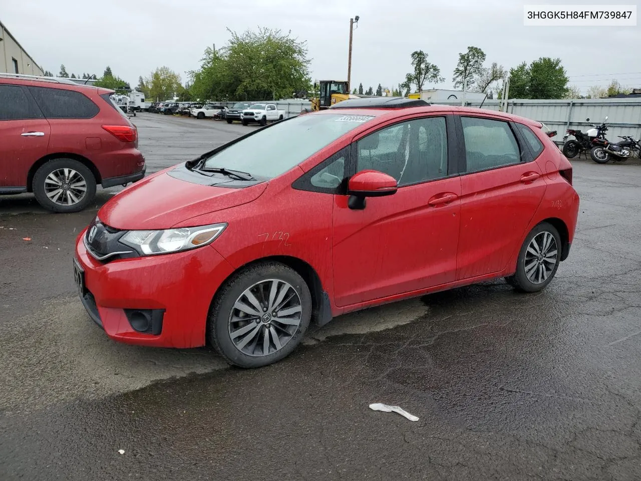 2015 Honda Fit Ex VIN: 3HGGK5H84FM739847 Lot: 53566694