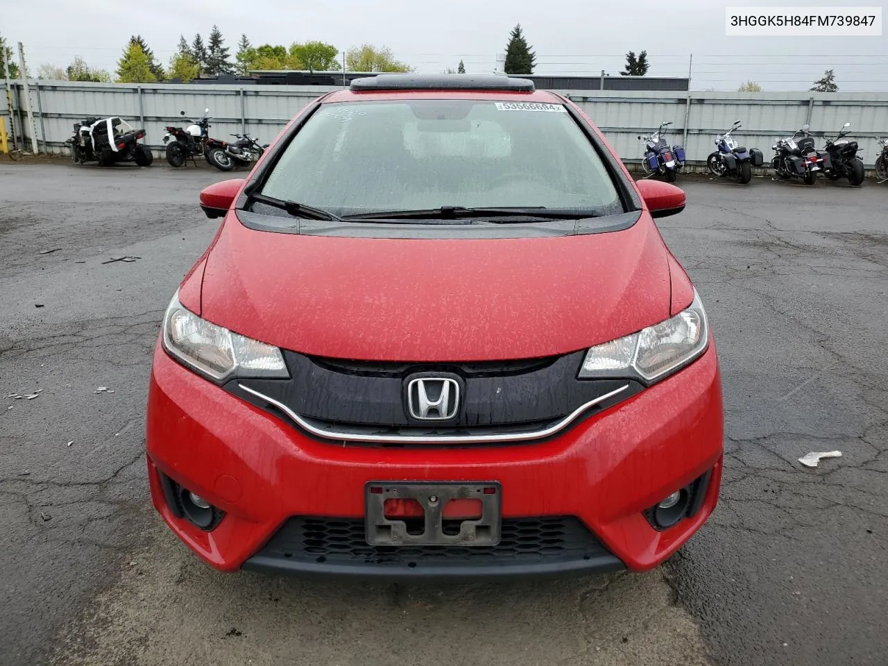 2015 Honda Fit Ex VIN: 3HGGK5H84FM739847 Lot: 53566694