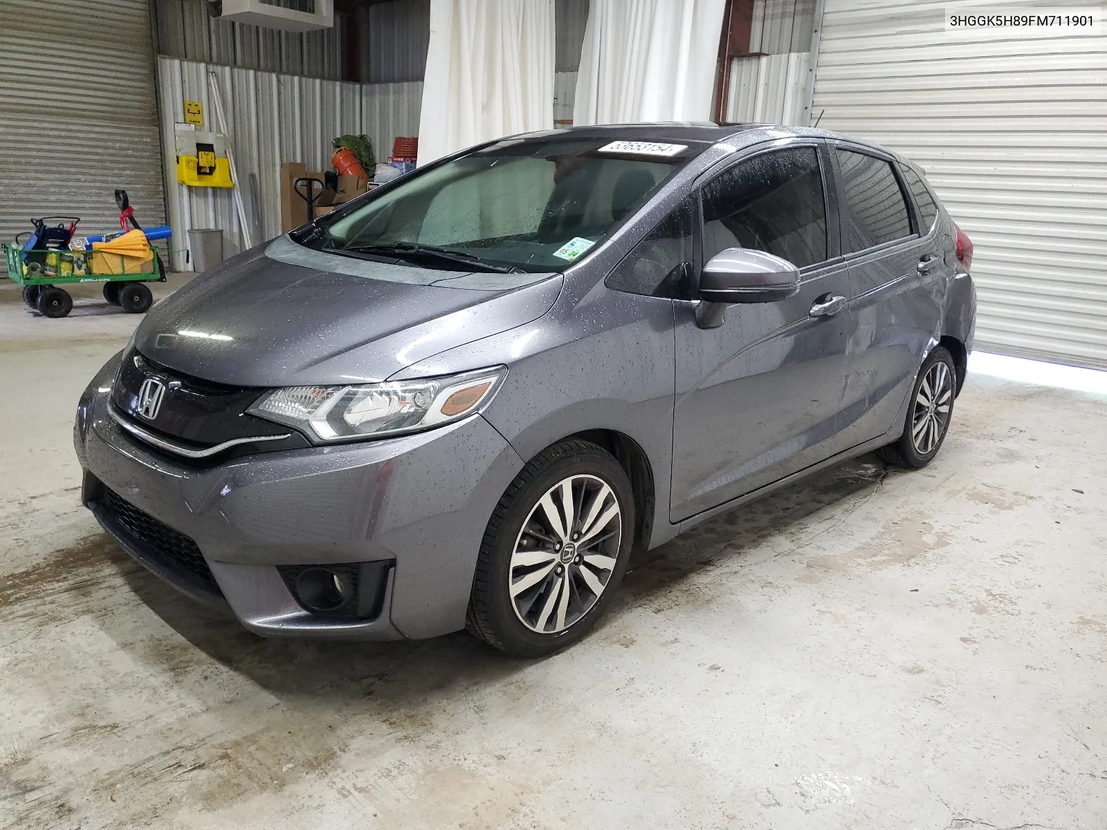 2015 Honda Fit Ex VIN: 3HGGK5H89FM711901 Lot: 53653154