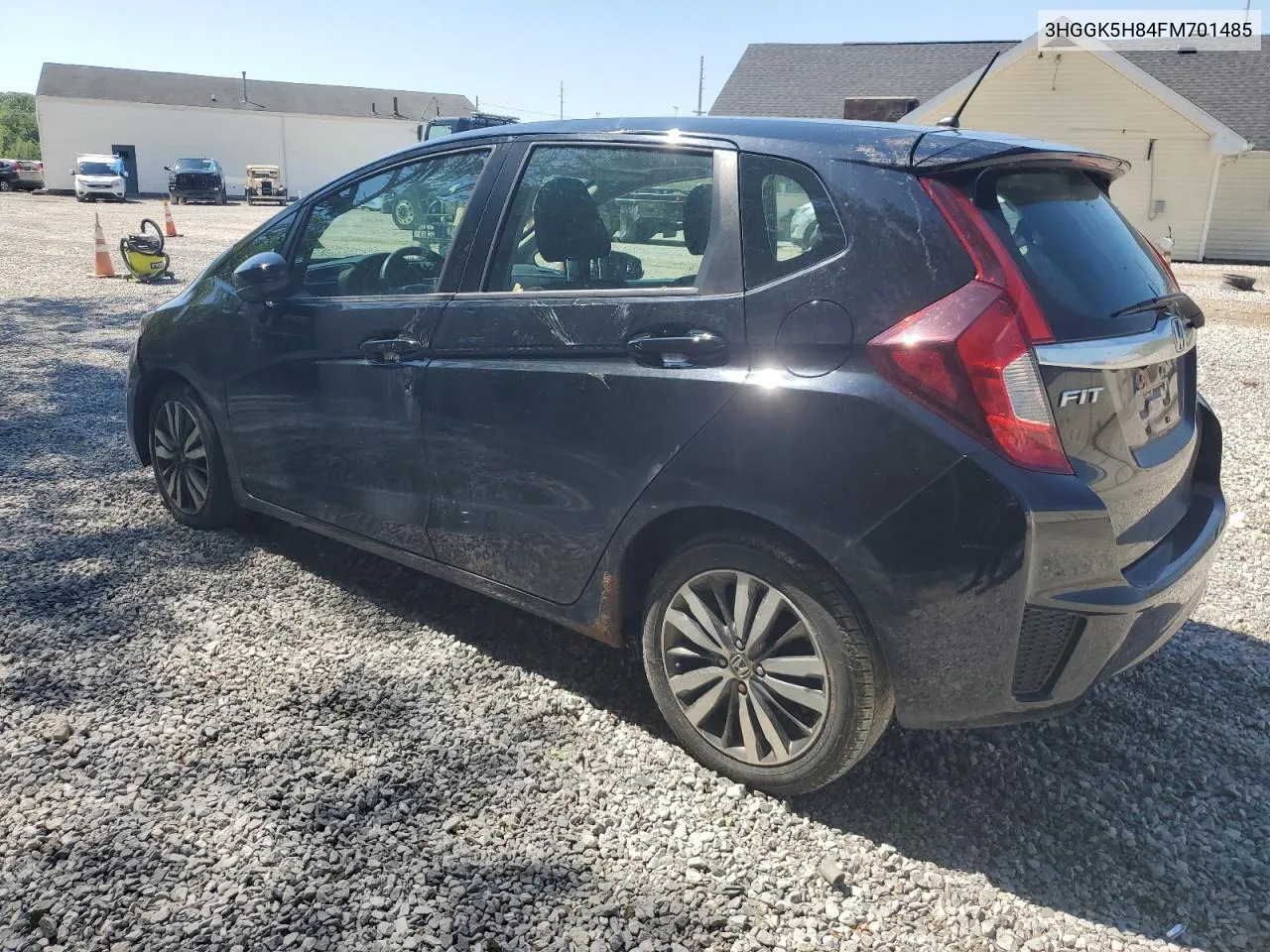 2015 Honda Fit Ex VIN: 3HGGK5H84FM701485 Lot: 54559784