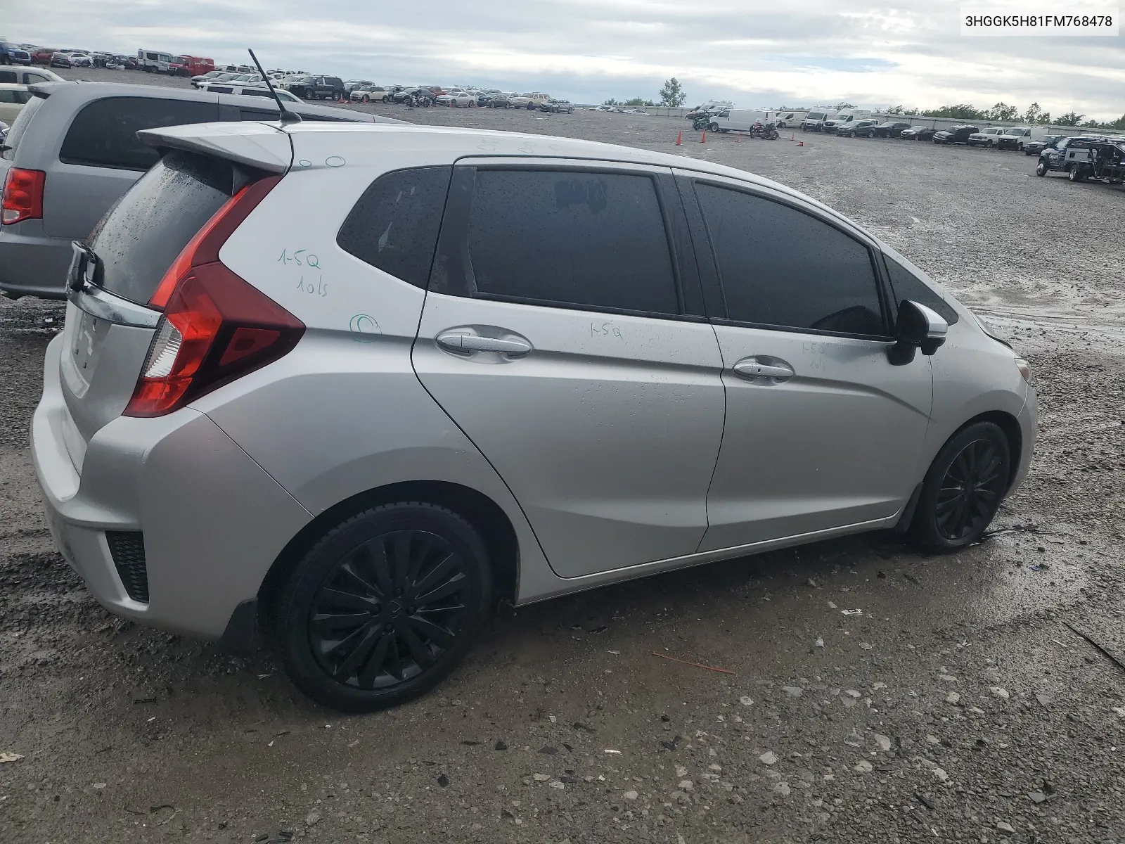 2015 Honda Fit Ex VIN: 3HGGK5H81FM768478 Lot: 56096544