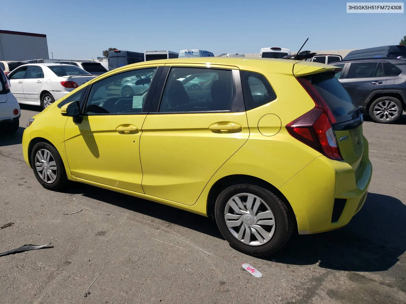 3HGGK5H51FM724308 2015 Honda Fit Lx