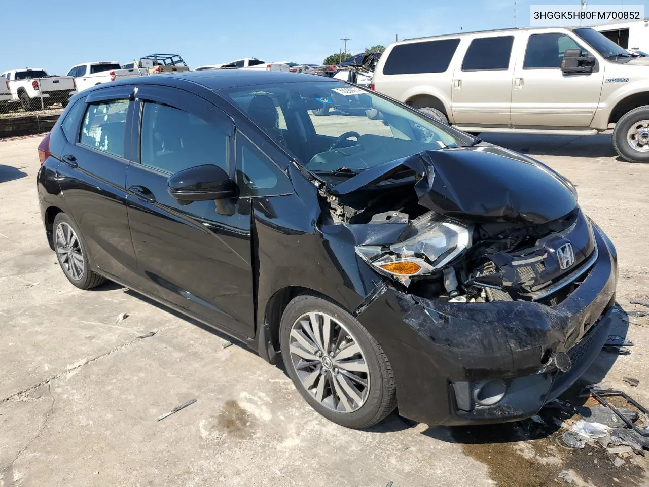 3HGGK5H80FM700852 2015 Honda Fit Ex