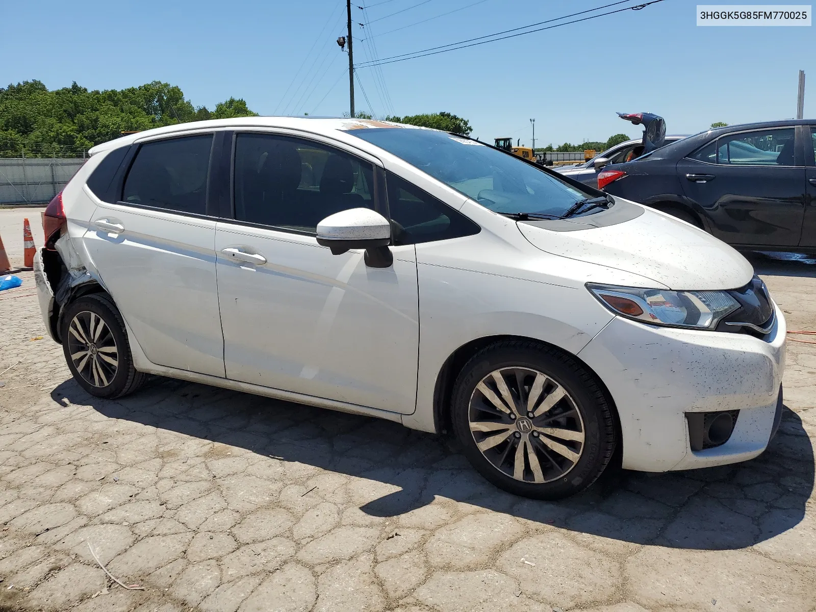 2015 Honda Fit Ex VIN: 3HGGK5G85FM770025 Lot: 59964934