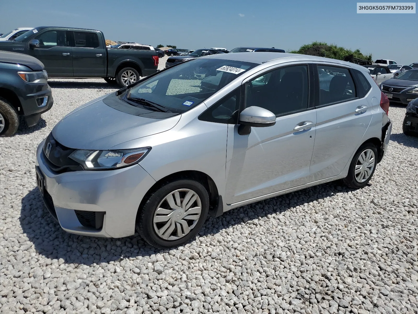 3HGGK5G57FM733399 2015 Honda Fit Lx