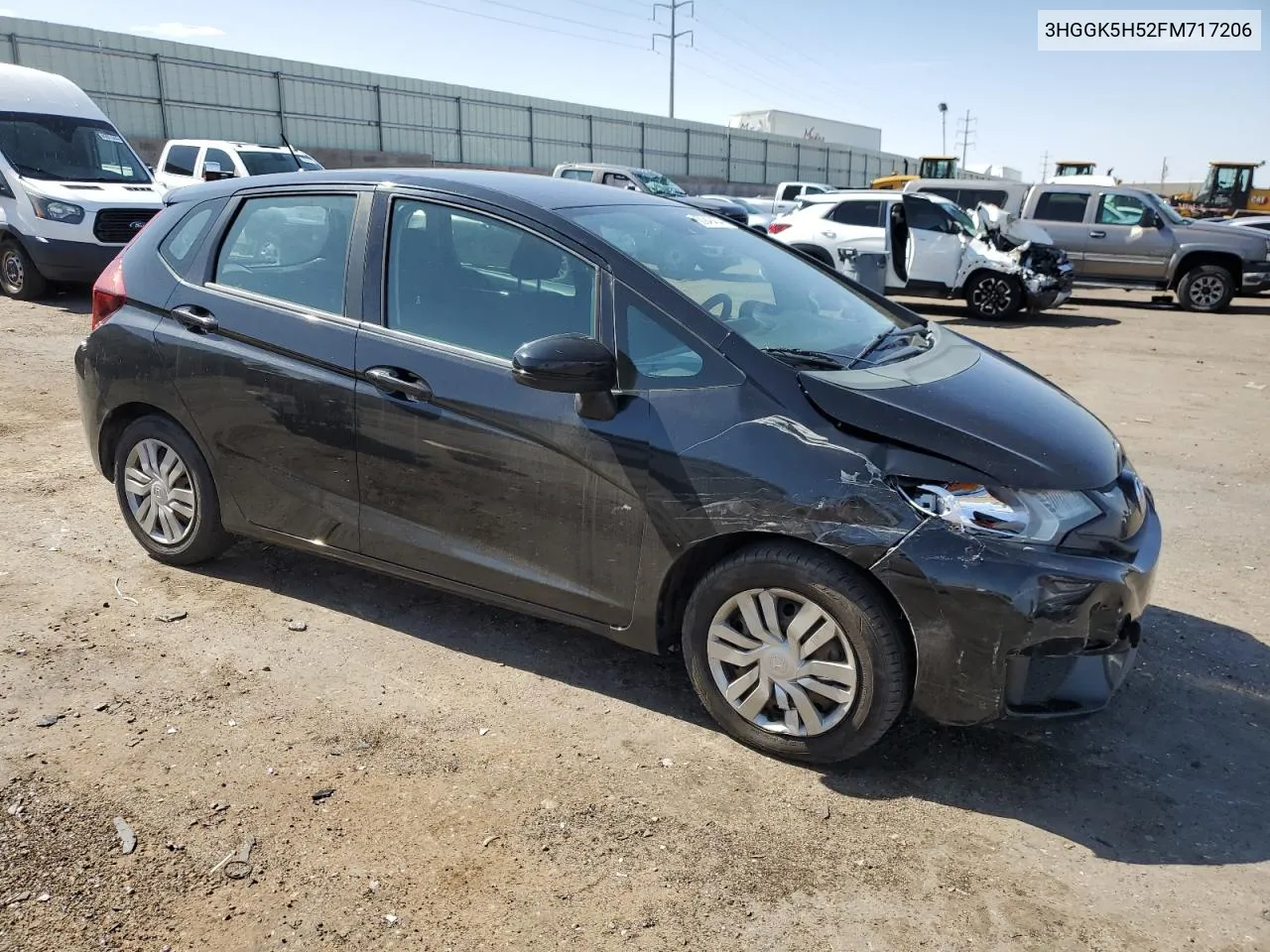 3HGGK5H52FM717206 2015 Honda Fit Lx