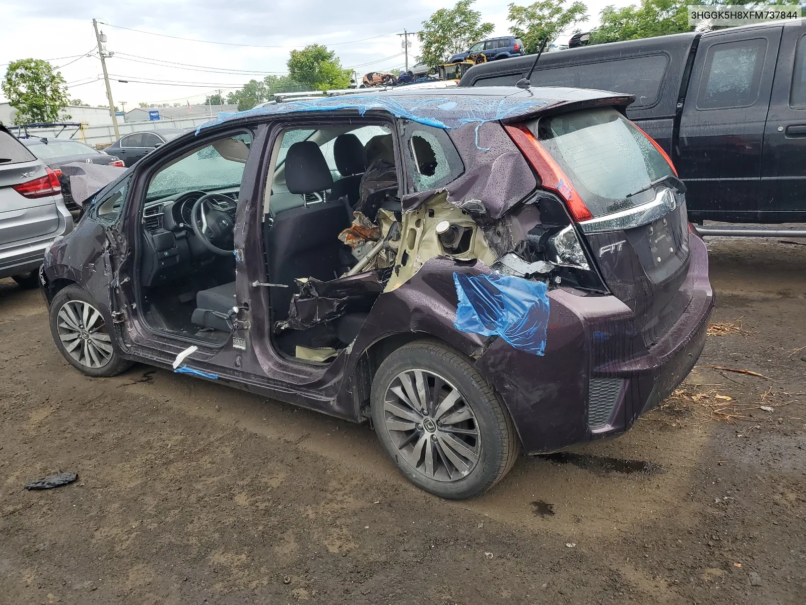 3HGGK5H8XFM737844 2015 Honda Fit Ex