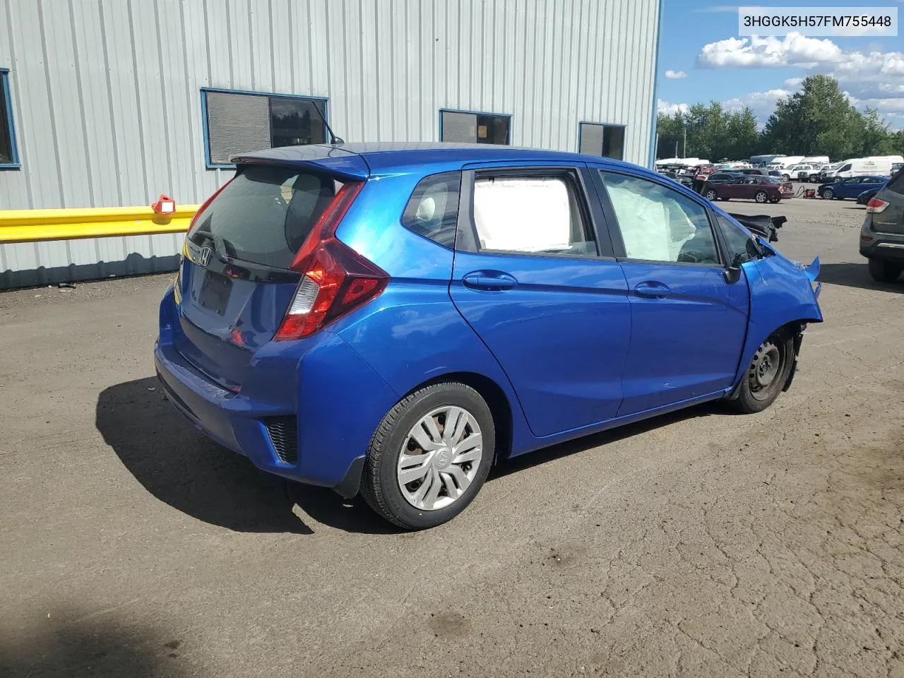 3HGGK5H57FM755448 2015 Honda Fit Lx