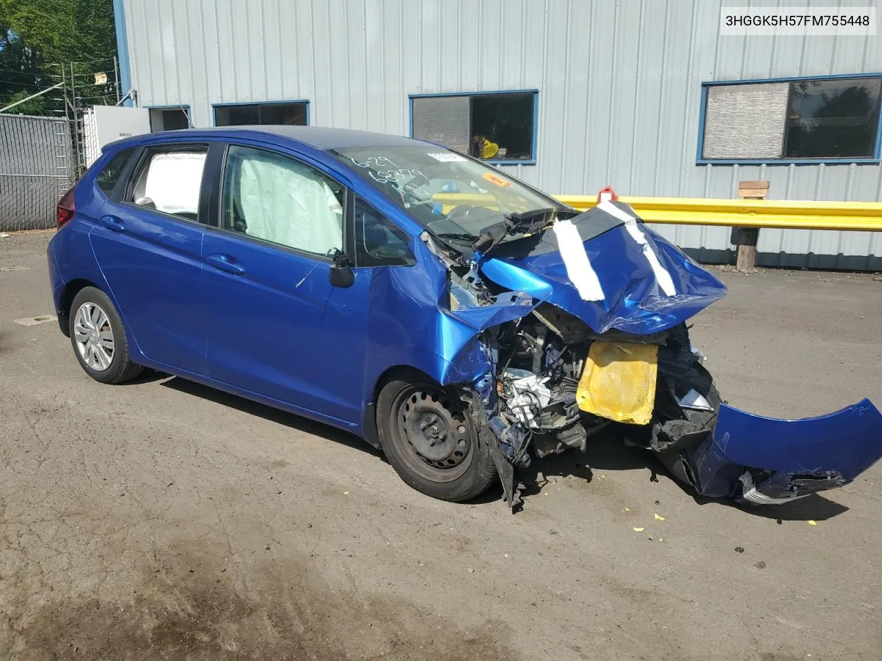 3HGGK5H57FM755448 2015 Honda Fit Lx