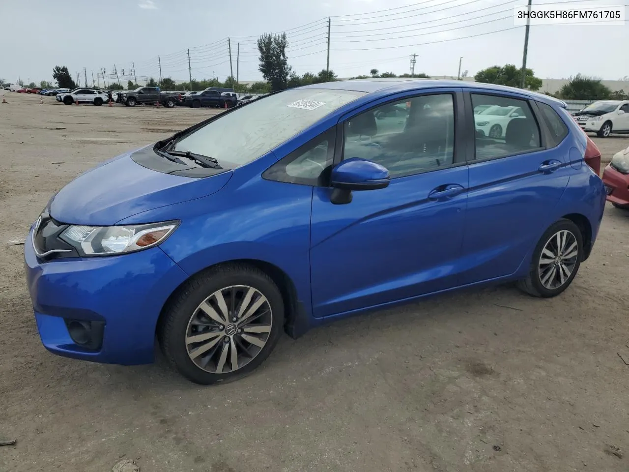 3HGGK5H86FM761705 2015 Honda Fit Ex