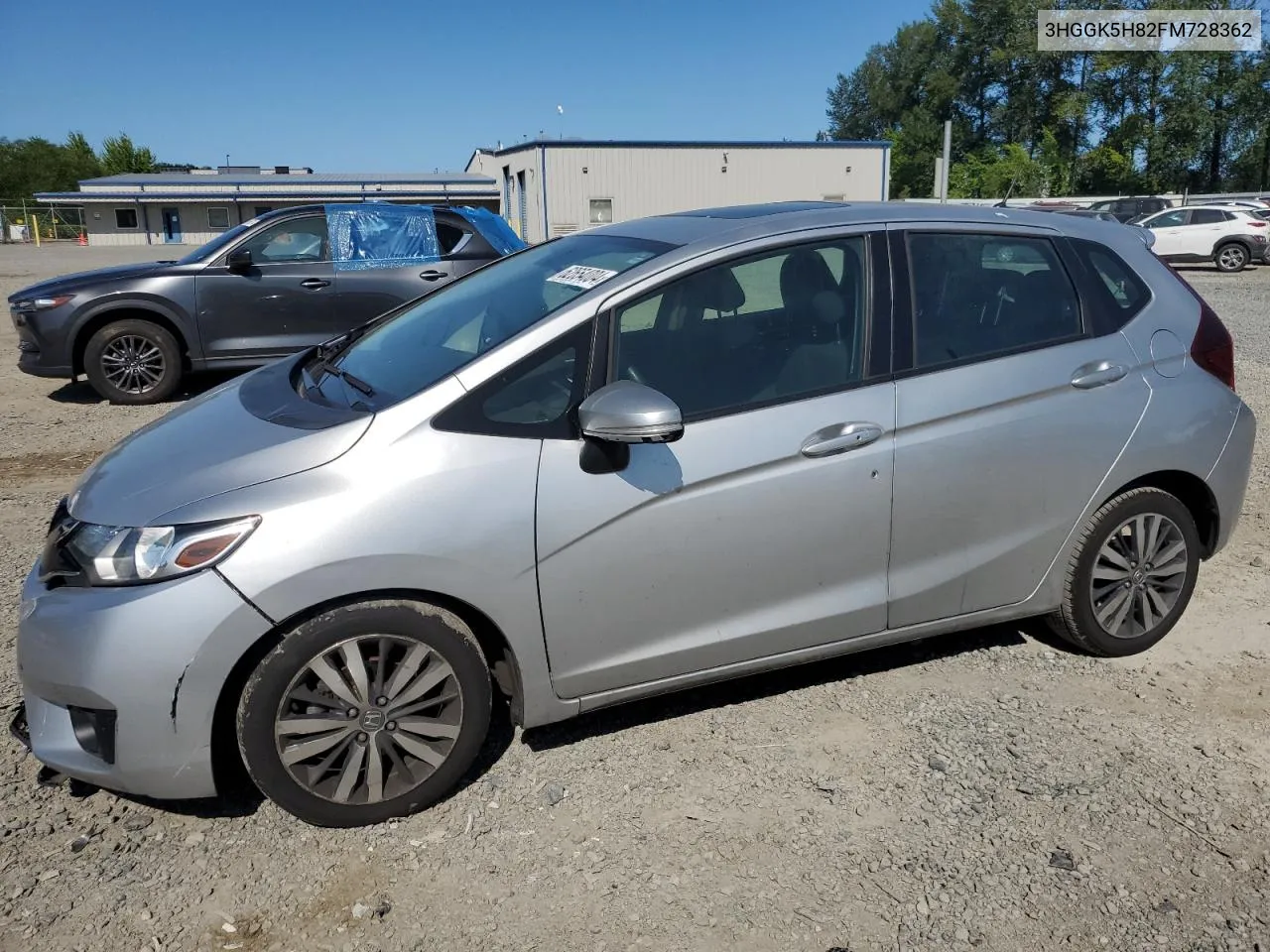 2015 Honda Fit Ex VIN: 3HGGK5H82FM728362 Lot: 62654004