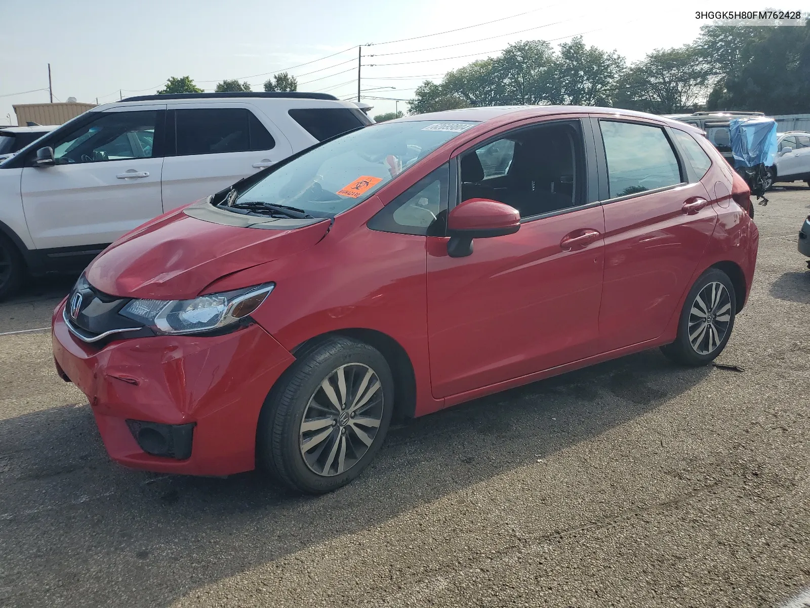 2015 Honda Fit Ex VIN: 3HGGK5H80FM762428 Lot: 62699804