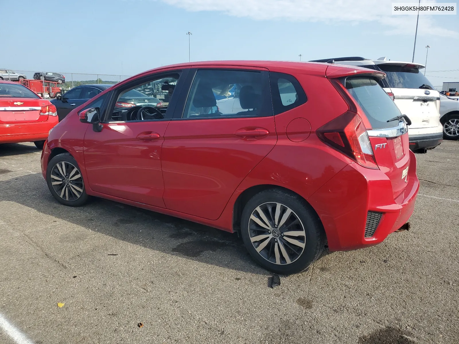 2015 Honda Fit Ex VIN: 3HGGK5H80FM762428 Lot: 62699804