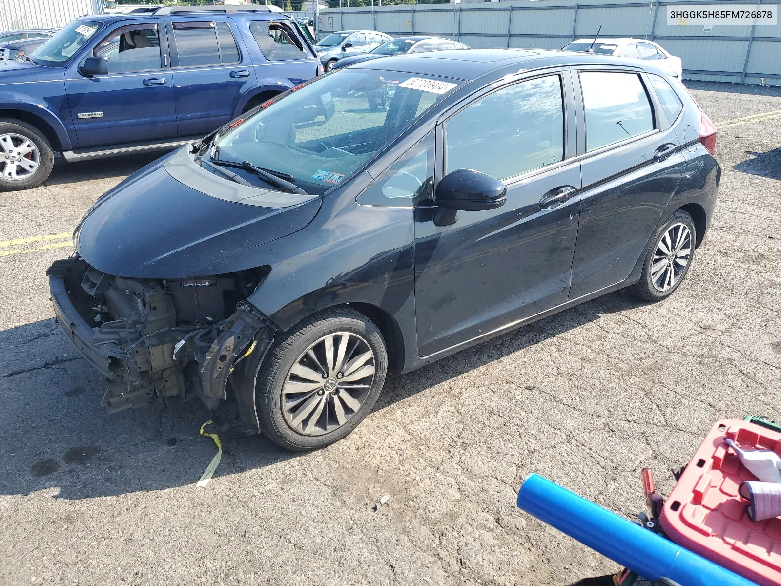 3HGGK5H85FM726878 2015 Honda Fit Ex