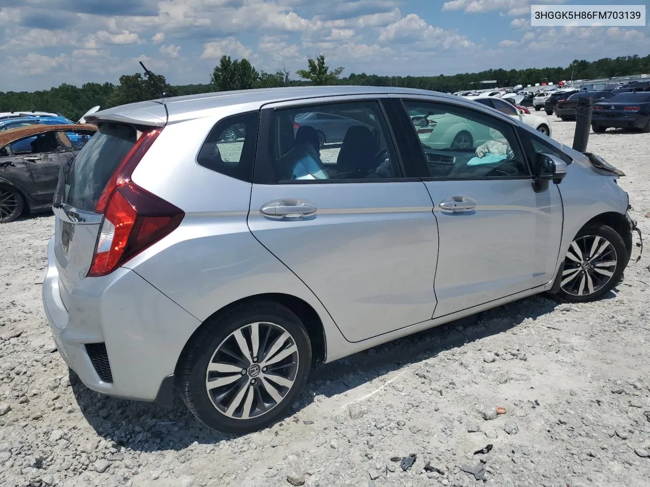 2015 Honda Fit Ex VIN: 3HGGK5H86FM703139 Lot: 62949864