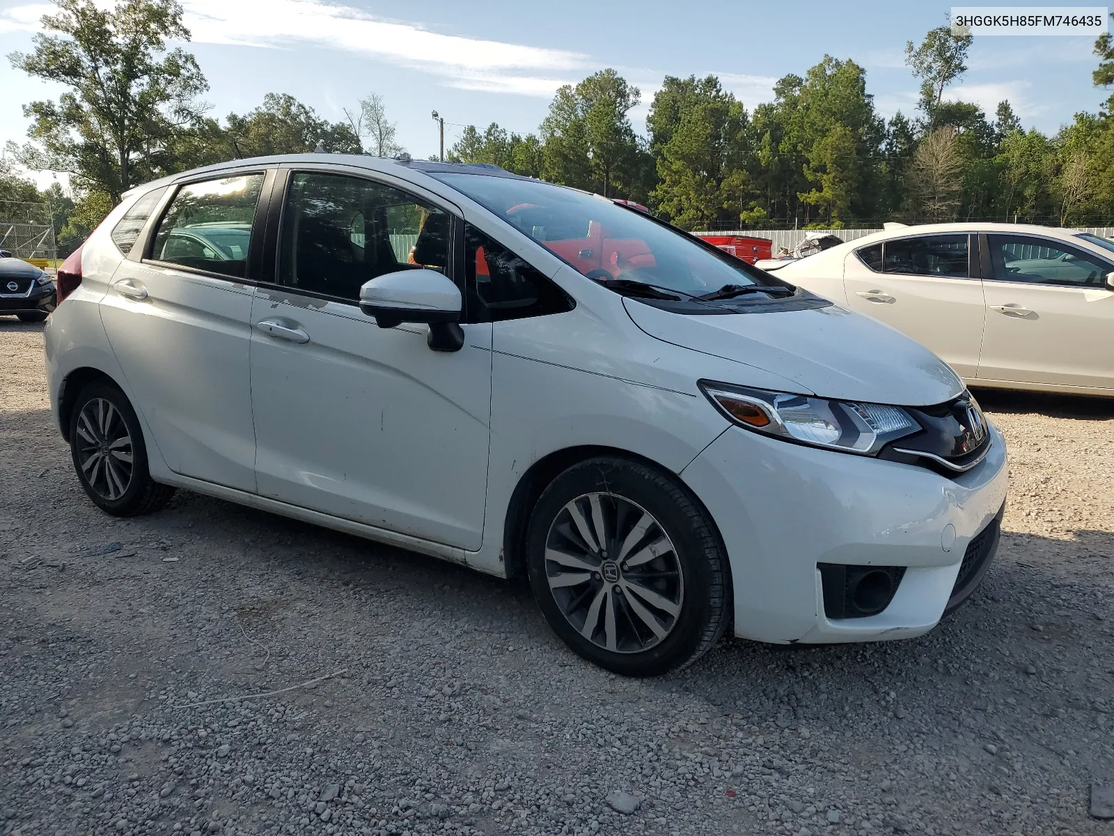 2015 Honda Fit Ex VIN: 3HGGK5H85FM746435 Lot: 63030154