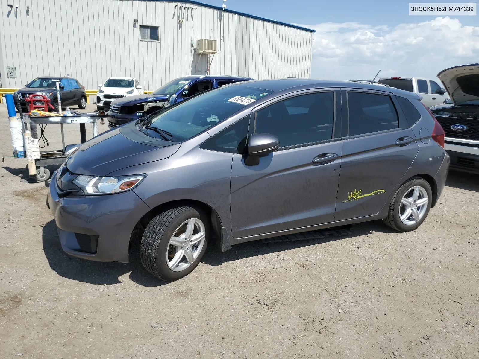 2015 Honda Fit Lx VIN: 3HGGK5H52FM744339 Lot: 63860324