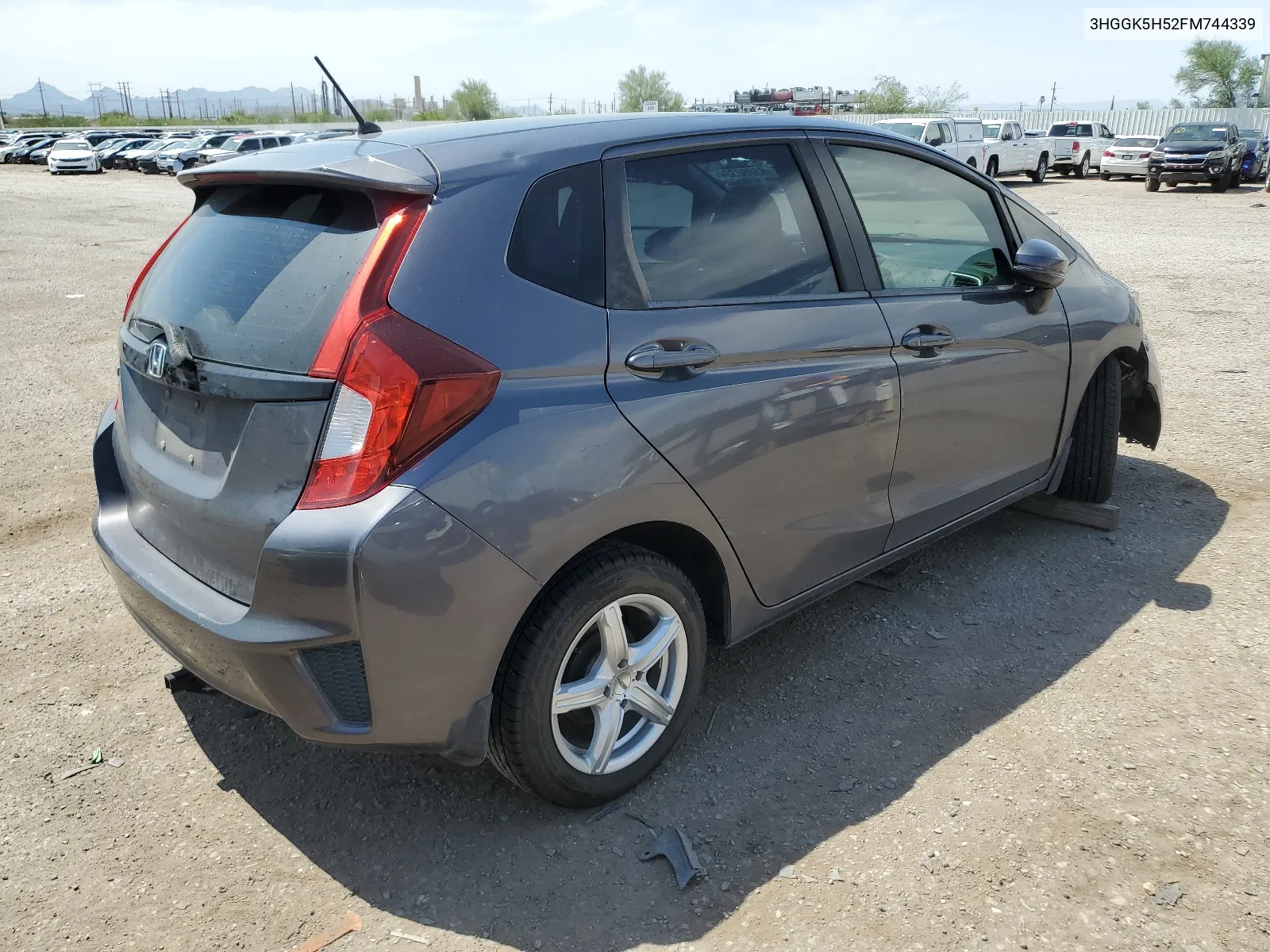 3HGGK5H52FM744339 2015 Honda Fit Lx