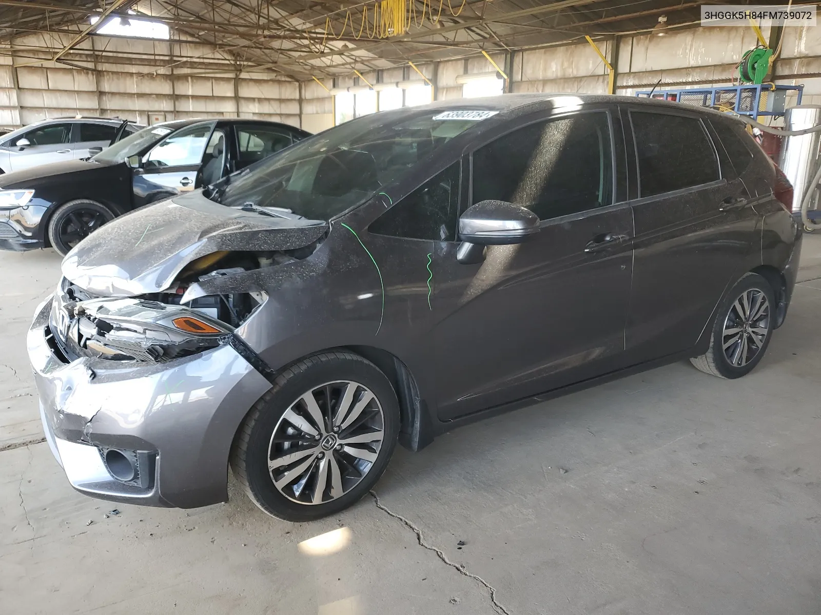 2015 Honda Fit Ex VIN: 3HGGK5H84FM739072 Lot: 63903784