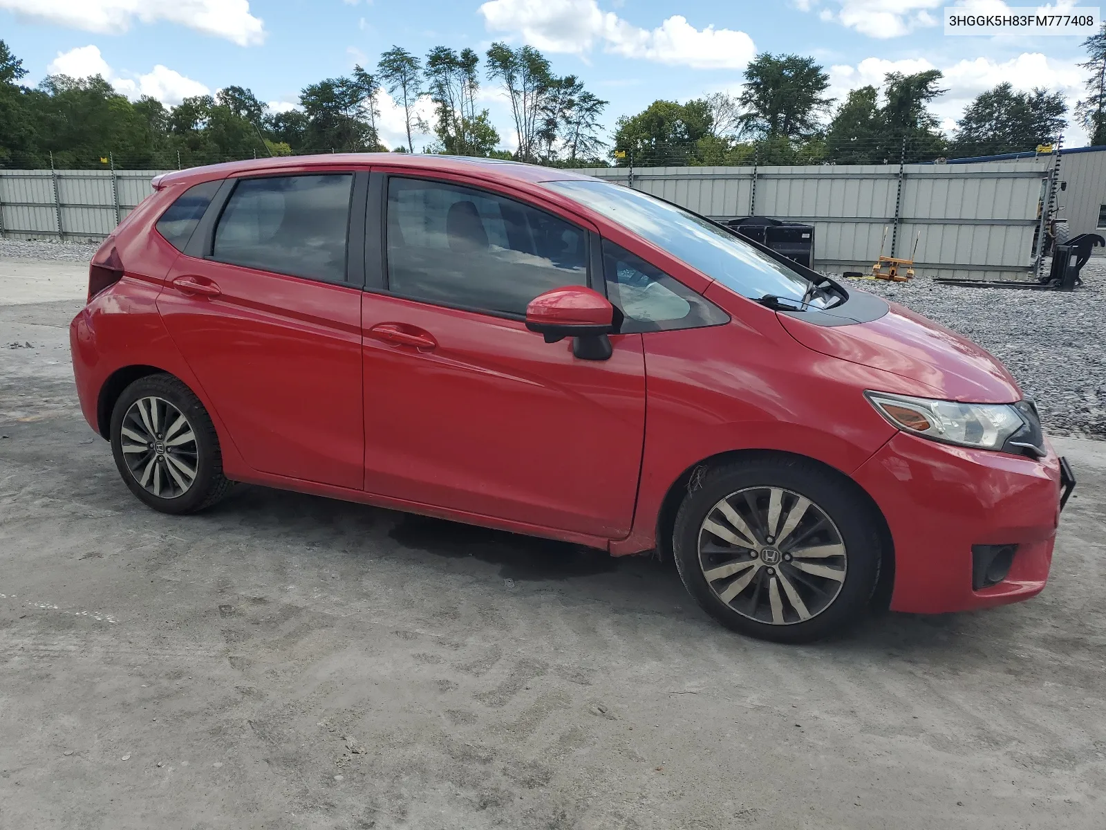 2015 Honda Fit Ex VIN: 3HGGK5H83FM777408 Lot: 64218834