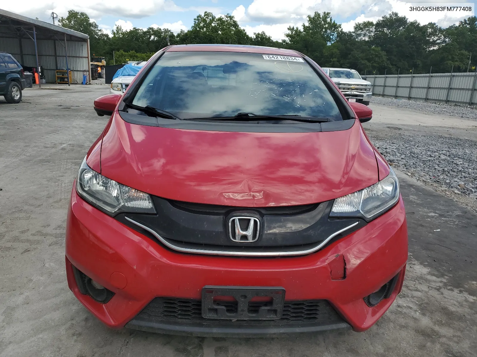 3HGGK5H83FM777408 2015 Honda Fit Ex