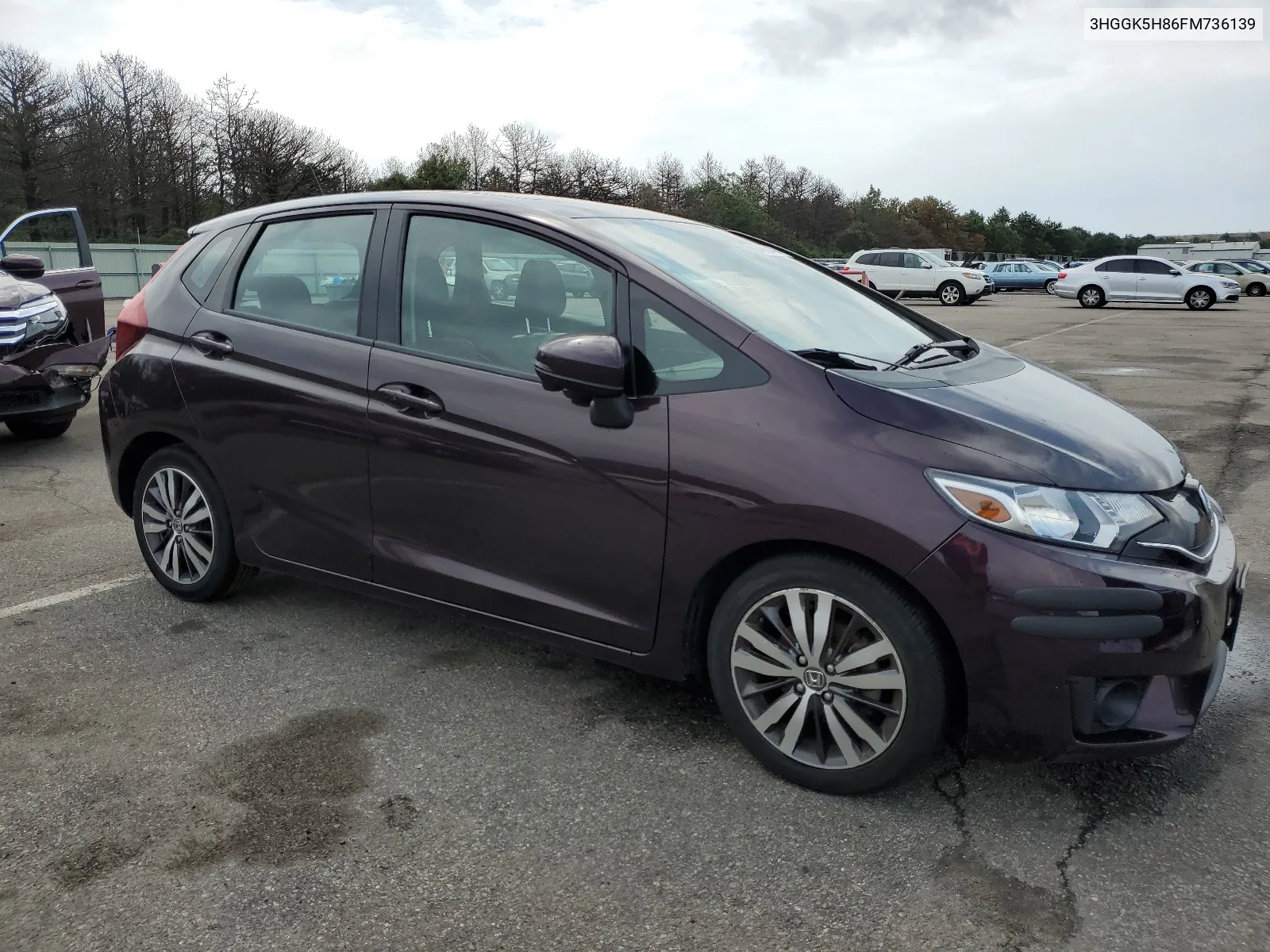 3HGGK5H86FM736139 2015 Honda Fit Ex