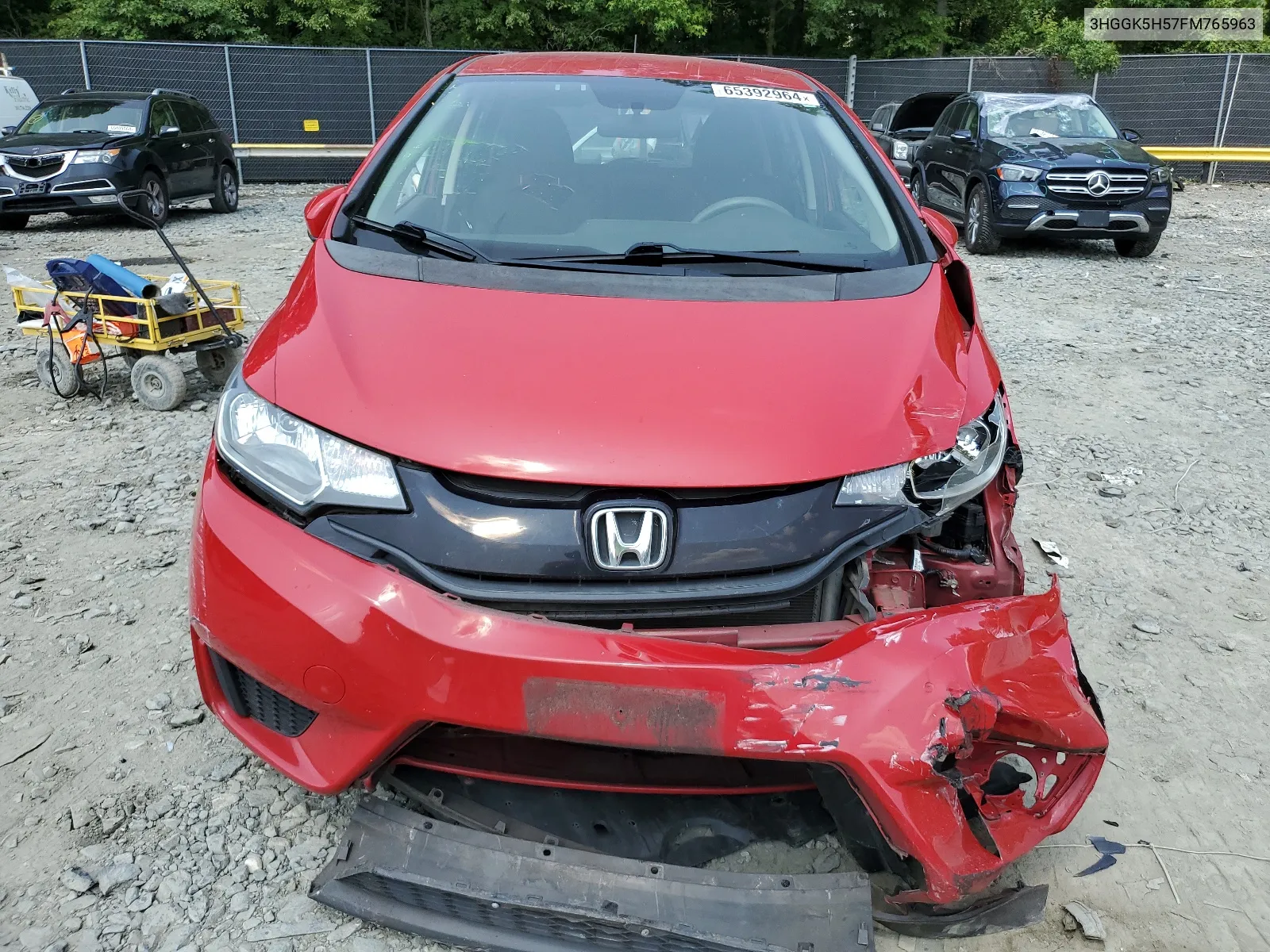 3HGGK5H57FM765963 2015 Honda Fit Lx