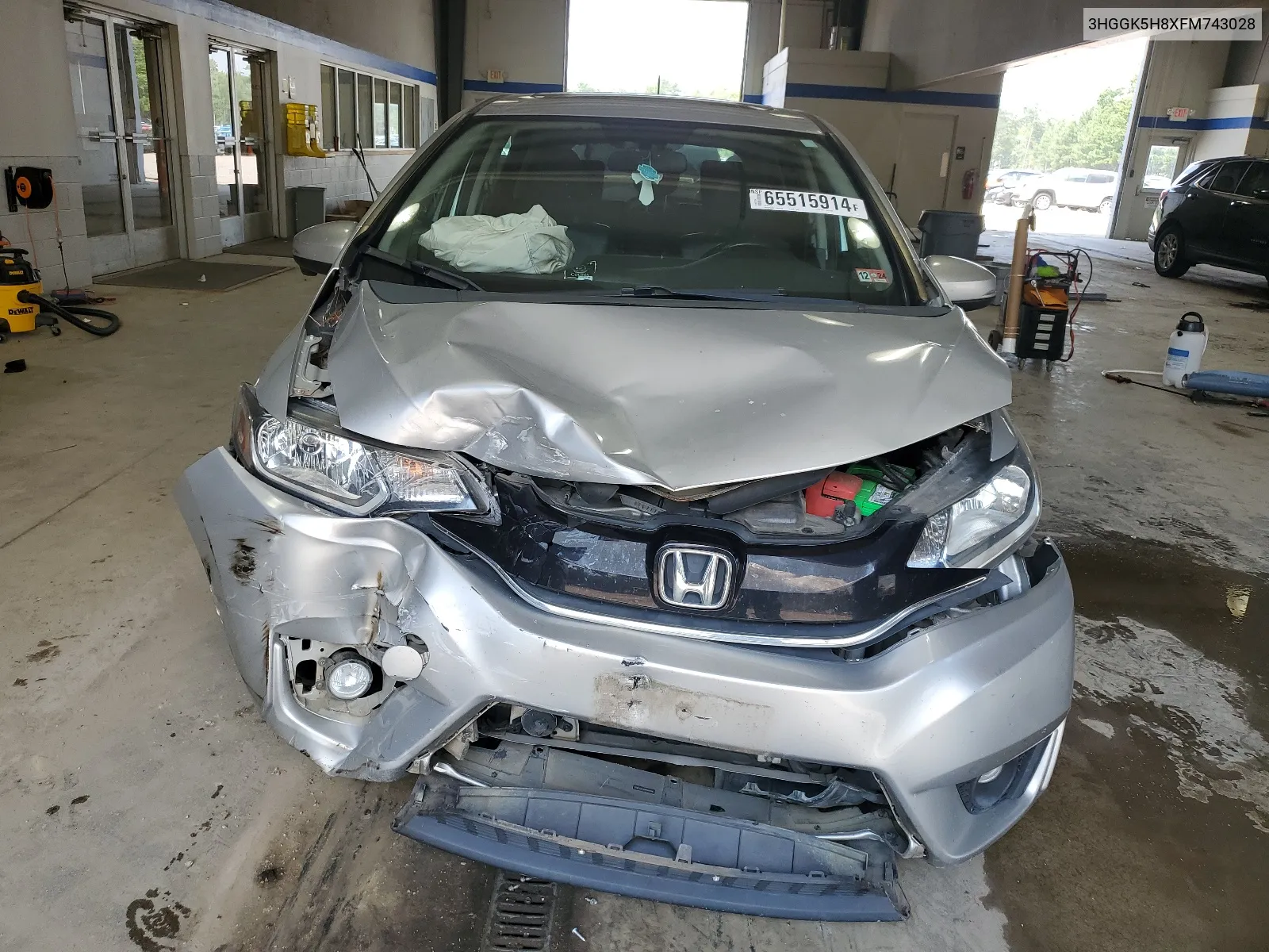 2015 Honda Fit Ex VIN: 3HGGK5H8XFM743028 Lot: 65515914