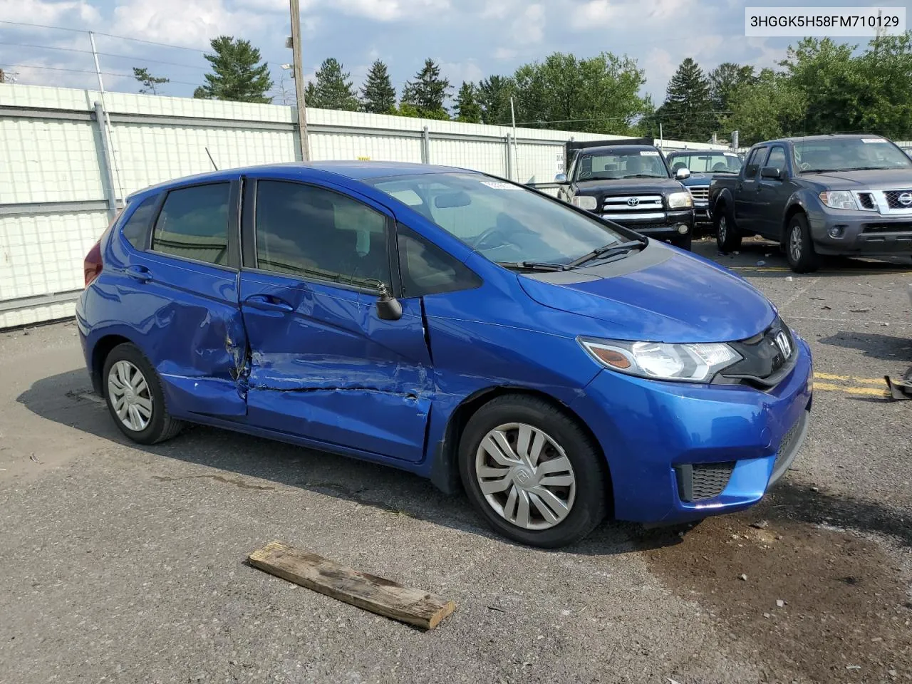 2015 Honda Fit Lx VIN: 3HGGK5H58FM710129 Lot: 65592014