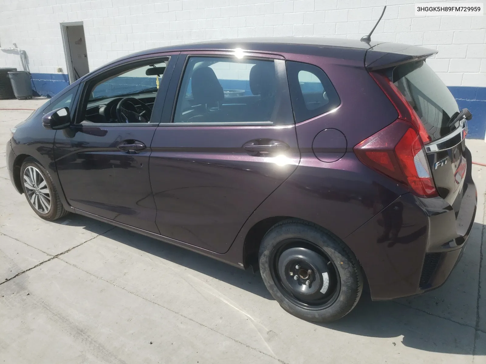 2015 Honda Fit Ex VIN: 3HGGK5H89FM729959 Lot: 65812574