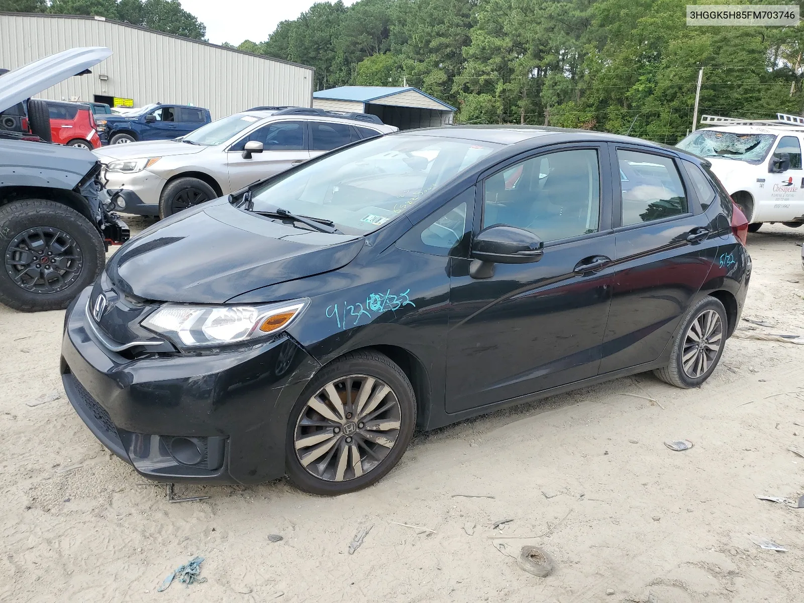 3HGGK5H85FM703746 2015 Honda Fit Ex