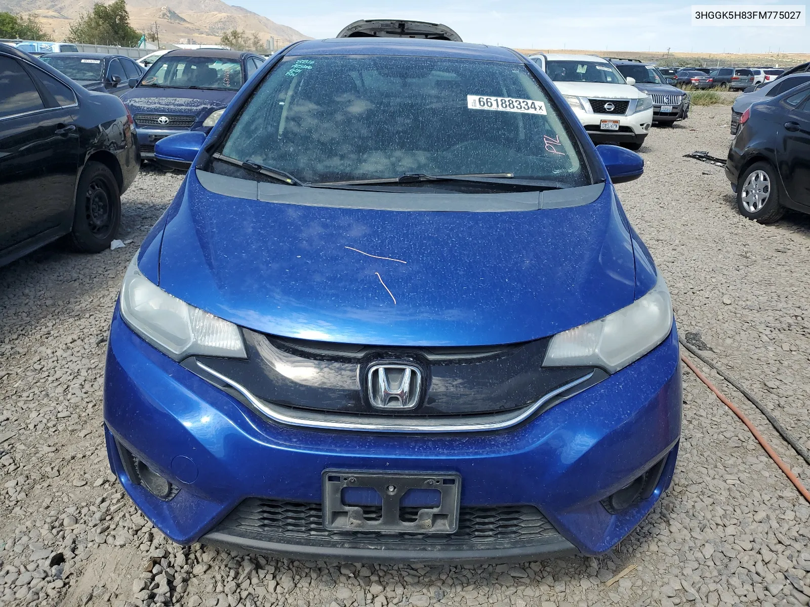 2015 Honda Fit Ex VIN: 3HGGK5H83FM775027 Lot: 66188334