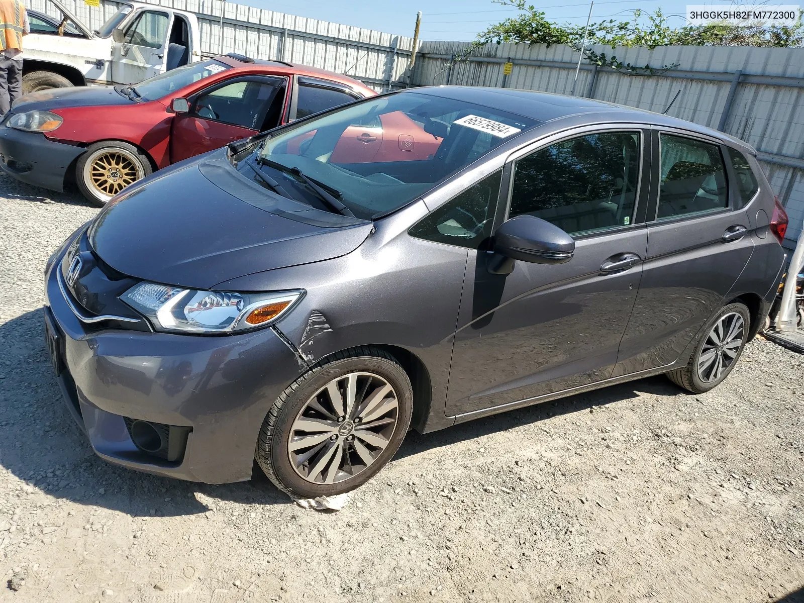 3HGGK5H82FM772300 2015 Honda Fit Ex