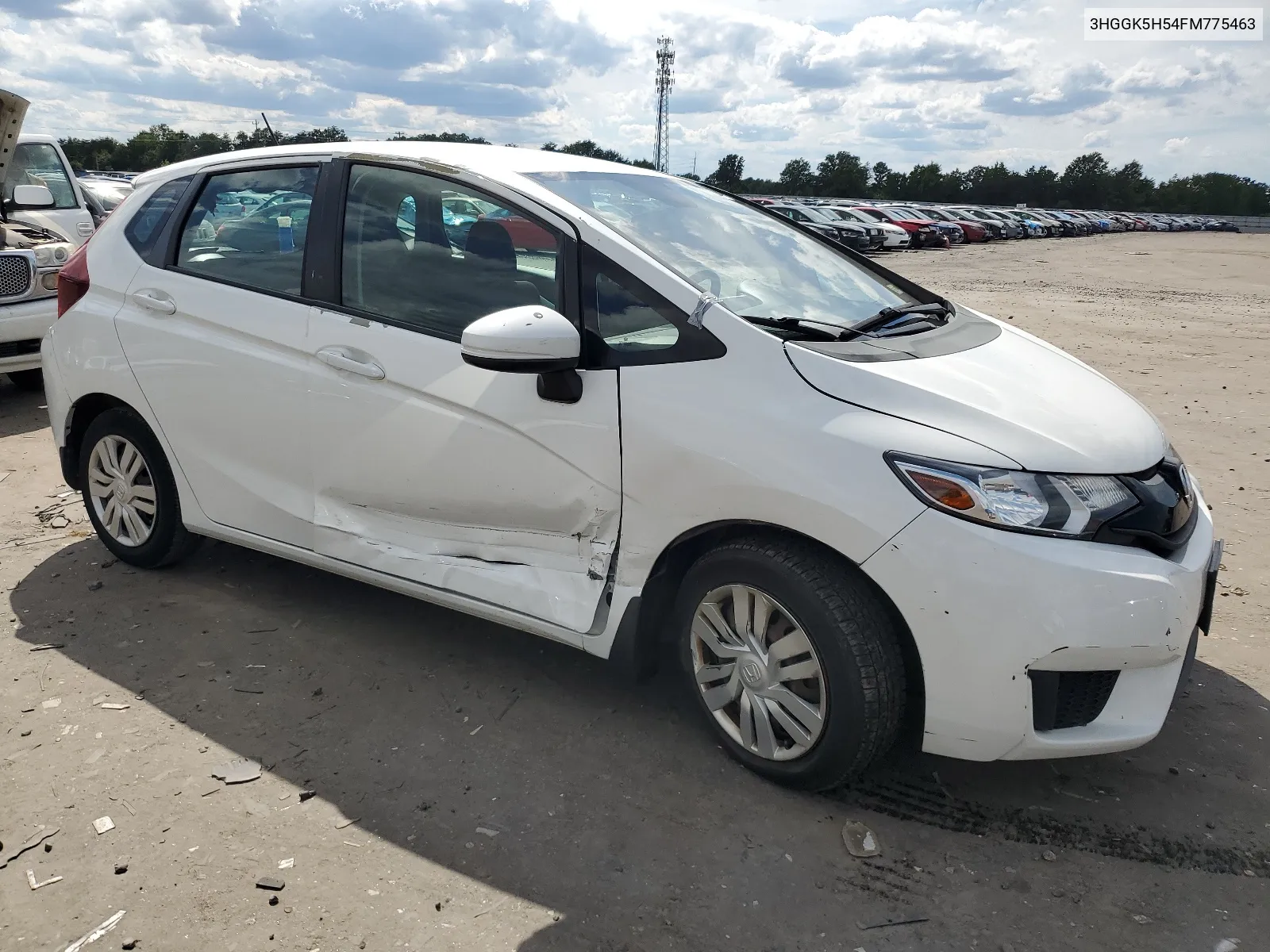 3HGGK5H54FM775463 2015 Honda Fit Lx