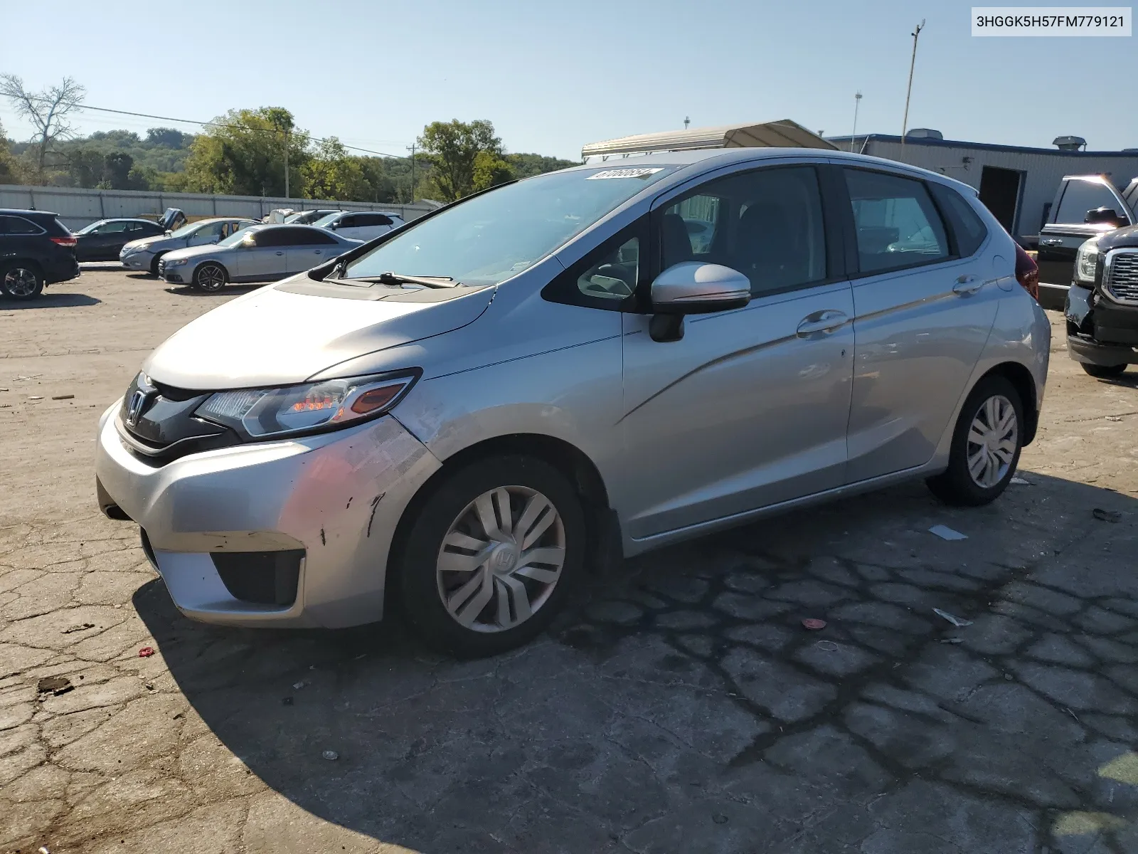 2015 Honda Fit Lx VIN: 3HGGK5H57FM779121 Lot: 67060654