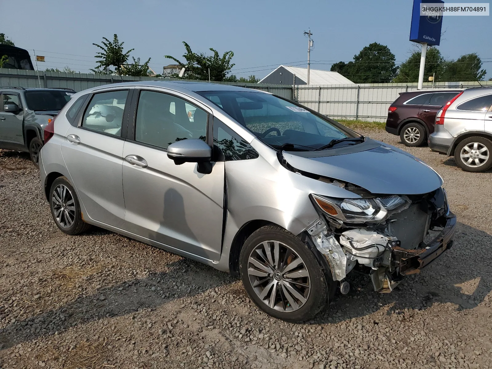 3HGGK5H88FM704891 2015 Honda Fit Ex