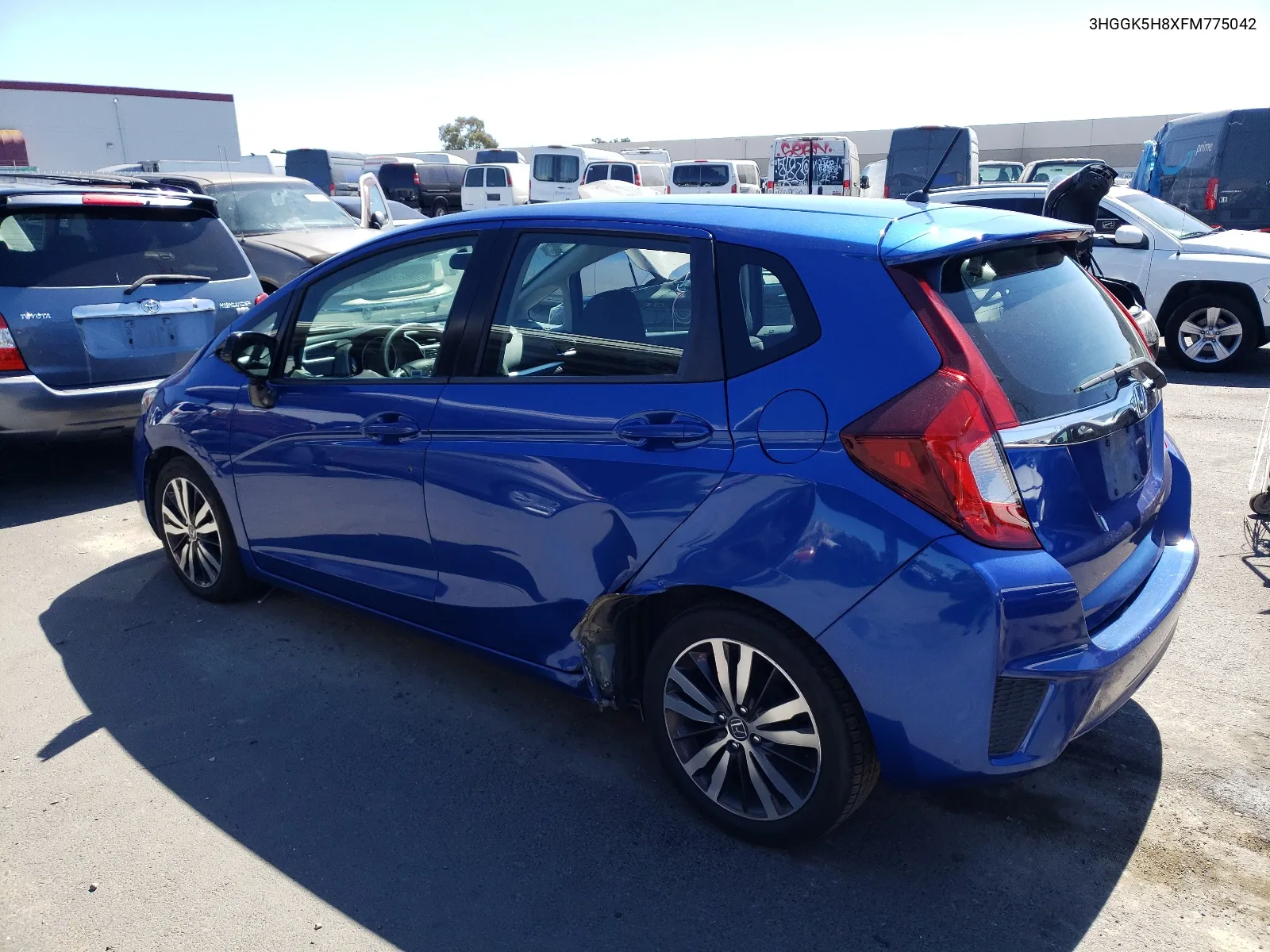 3HGGK5H8XFM775042 2015 Honda Fit Ex