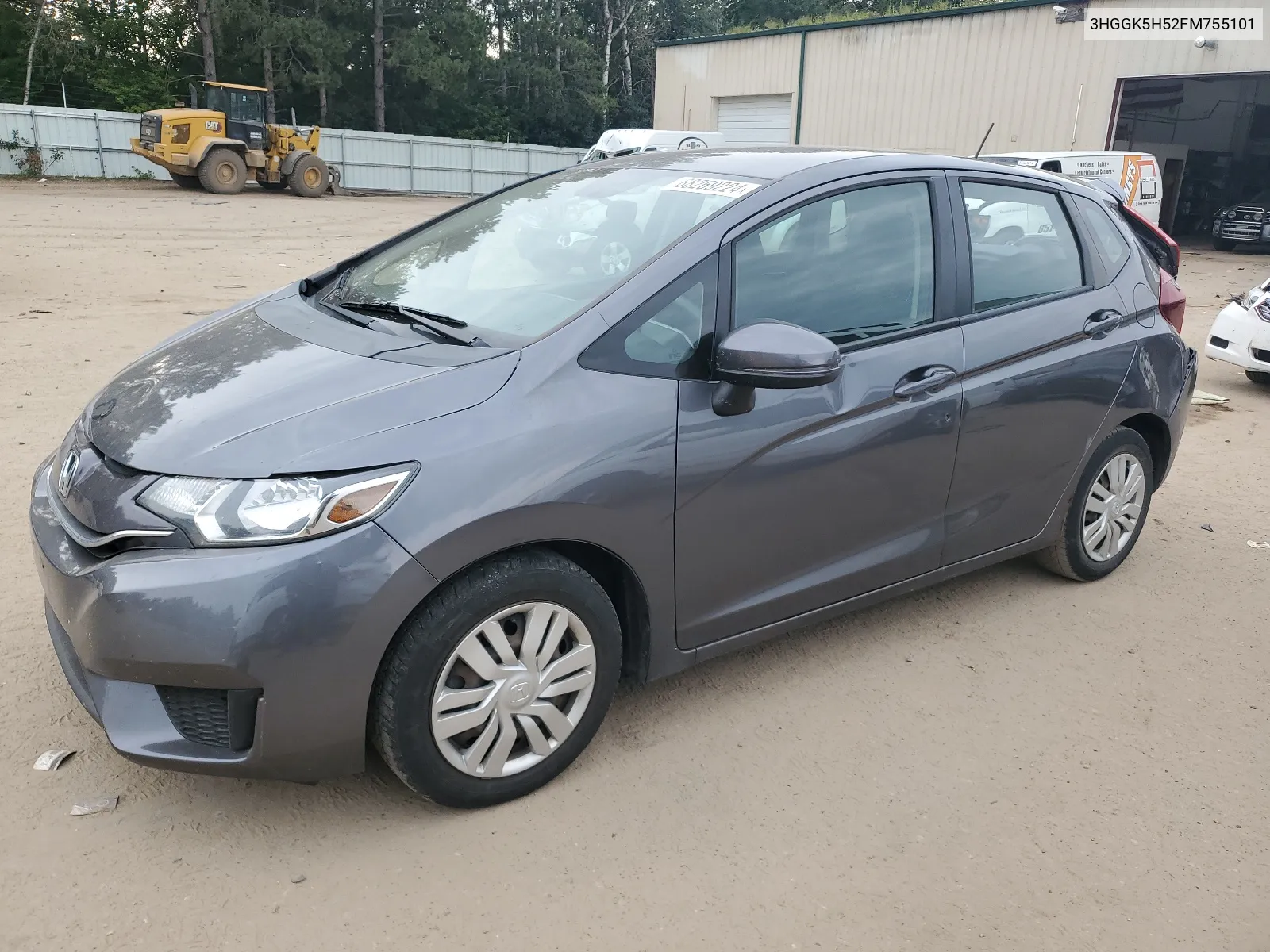 3HGGK5H52FM755101 2015 Honda Fit Lx