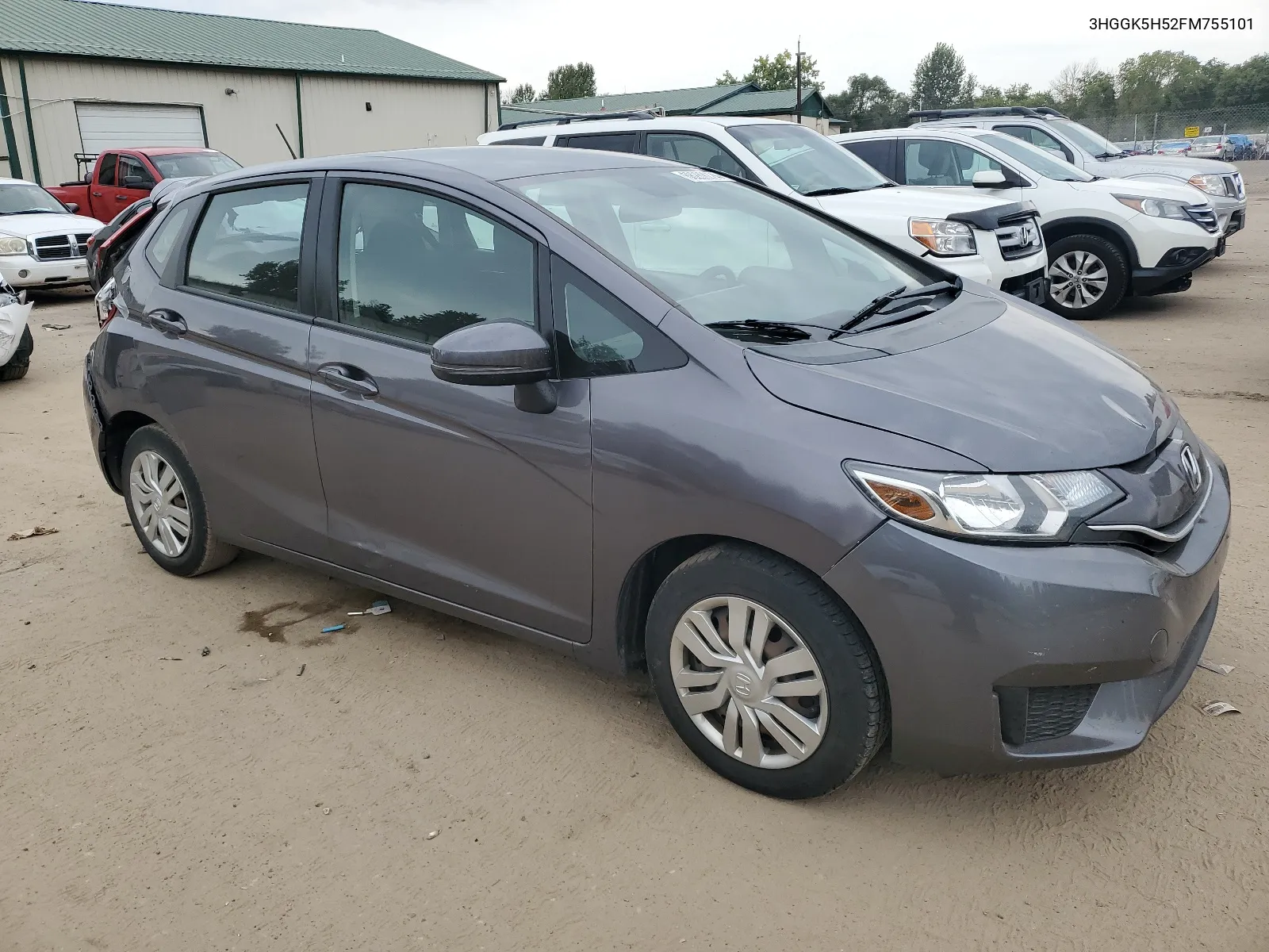 2015 Honda Fit Lx VIN: 3HGGK5H52FM755101 Lot: 68269224