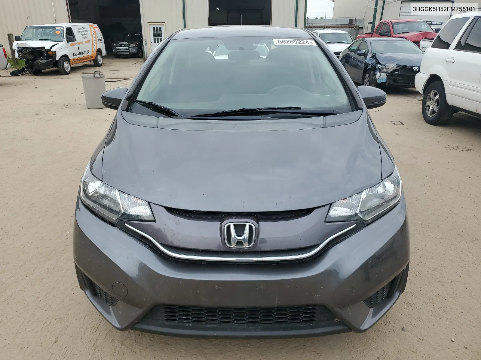 3HGGK5H52FM755101 2015 Honda Fit Lx