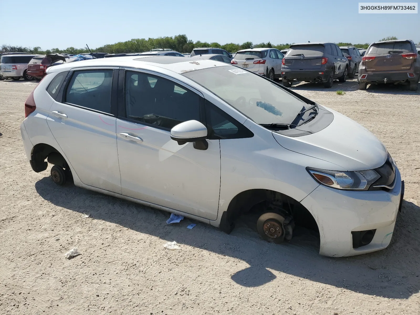 2015 Honda Fit Ex VIN: 3HGGK5H89FM733462 Lot: 68416294