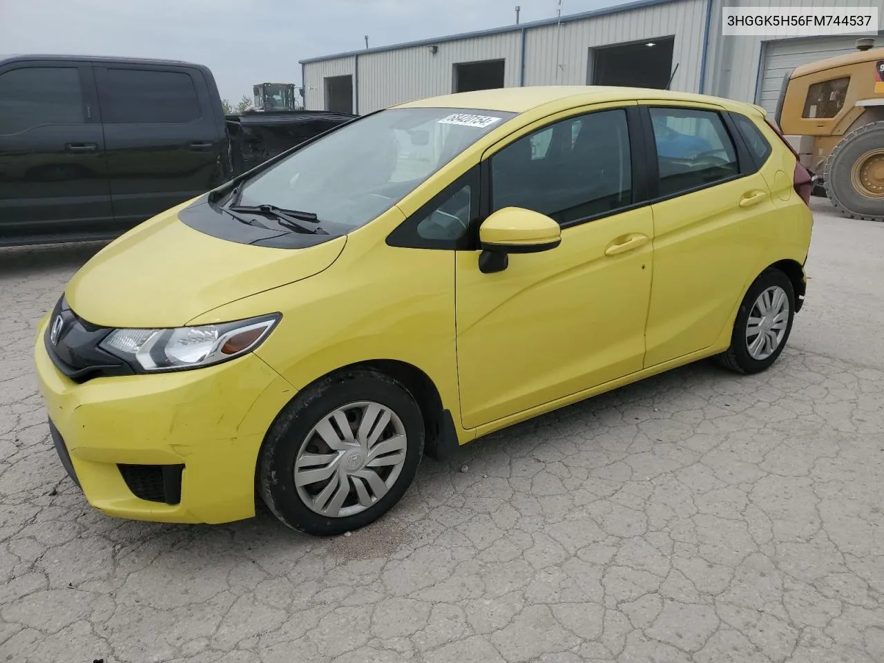 2015 Honda Fit Lx VIN: 3HGGK5H56FM744537 Lot: 68420154