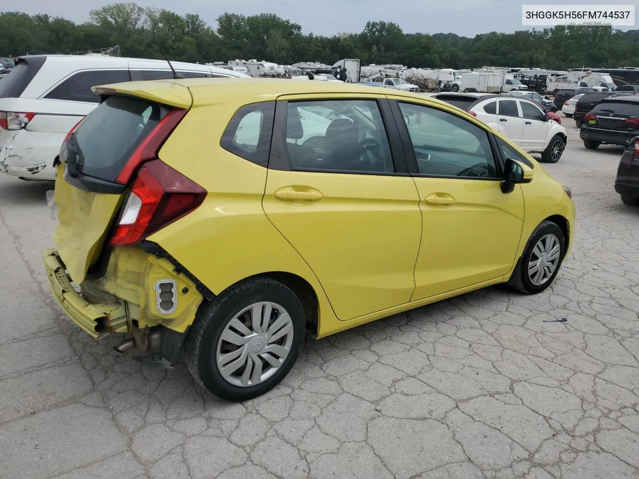 2015 Honda Fit Lx VIN: 3HGGK5H56FM744537 Lot: 68420154