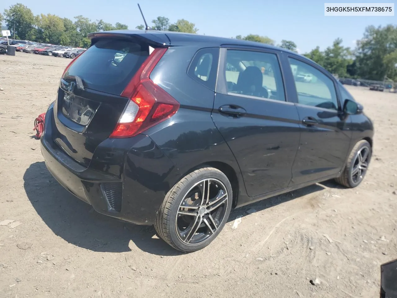 3HGGK5H5XFM738675 2015 Honda Fit Lx